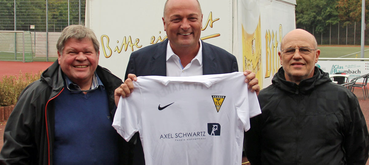 You are currently viewing Sport-Sponsoring: Axel Schwartz People Management unterstützt den Vereinsfußball in Aachen